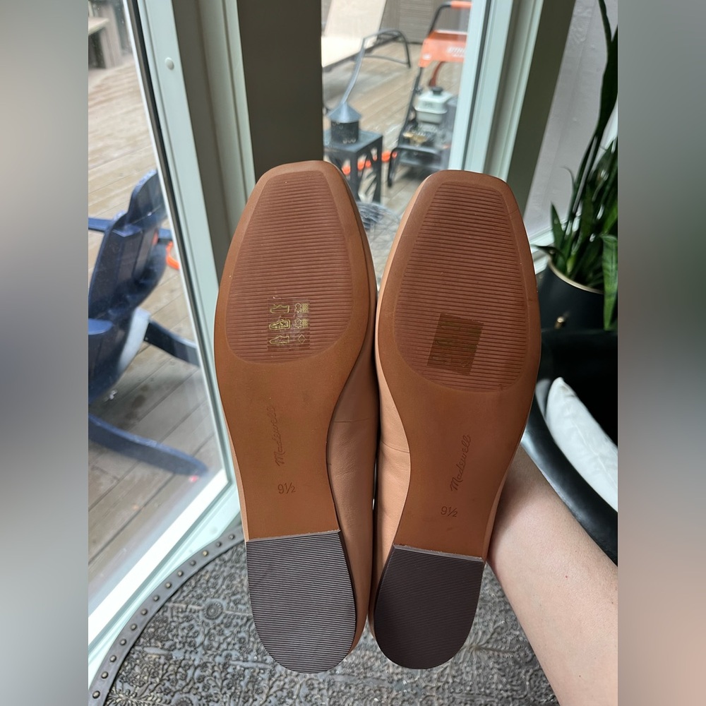 NEW MADEWELL THE ANELISE BALLET FLATS IN WARM SAND 9.5 - Picture 8 of 8
